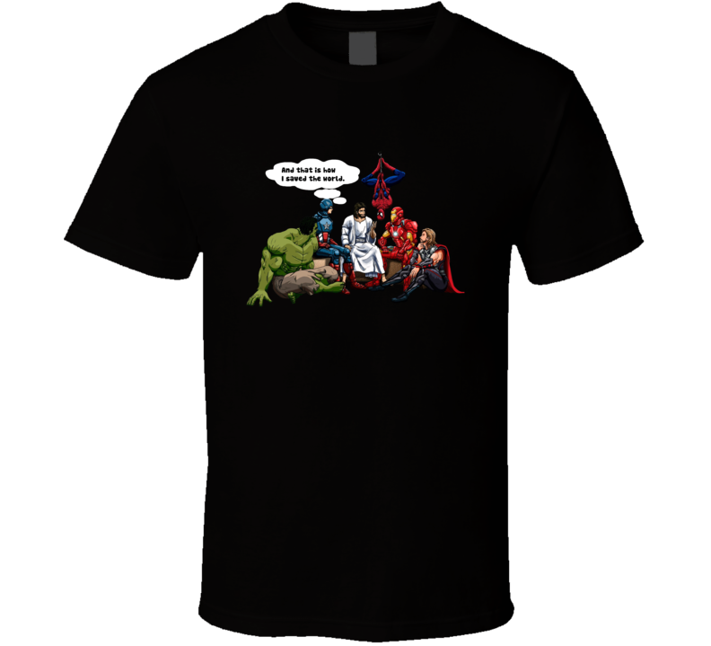 And Thats How I Saved The World Jesus And Superheroes T Shirt And Thats How I Saved The World Jesus And Superheroes T Shirt