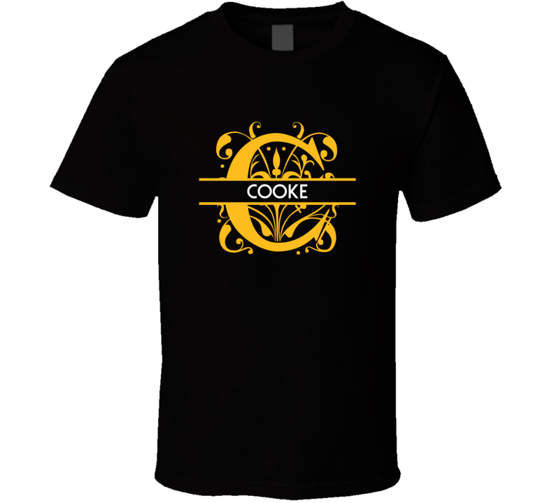 Cooke Family Surname Monogram T Shirt