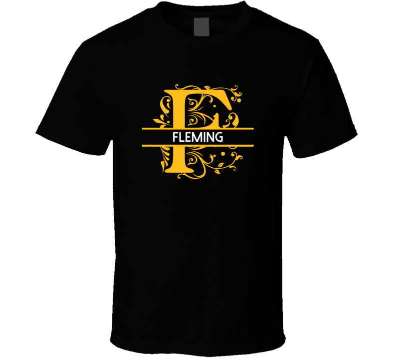 Fleming Family Surname Monogram T Shirt