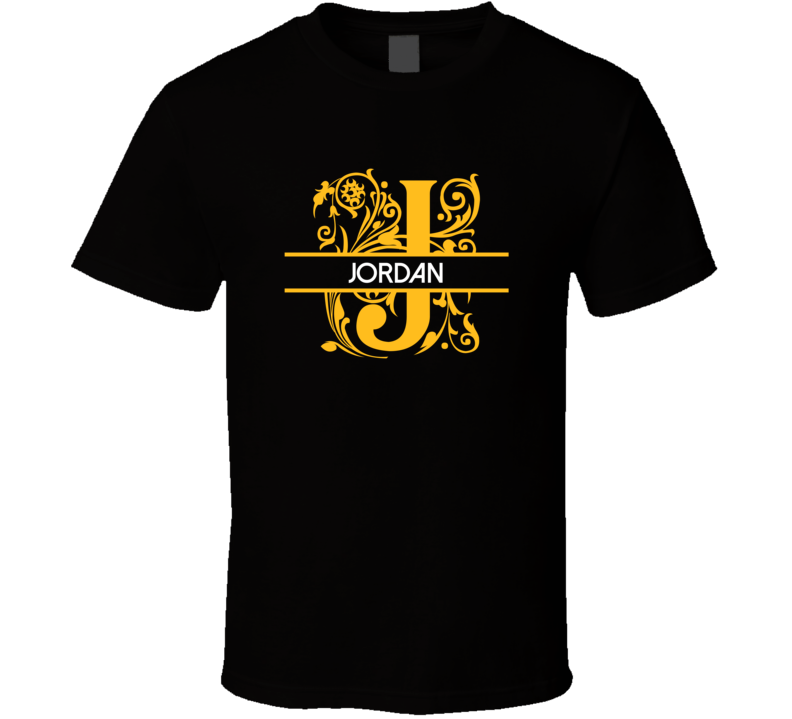 Jordan Family Surname Monogram T Shirt