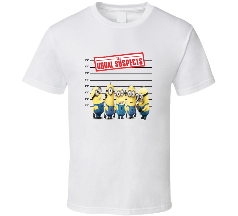 Minions The Usual Suspects Funny Fan T Shirt