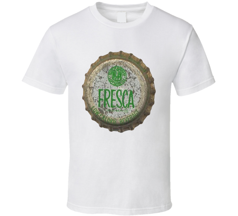 Fresca Lime Citrus Drink Old Soda Bottle Cap T Shirt