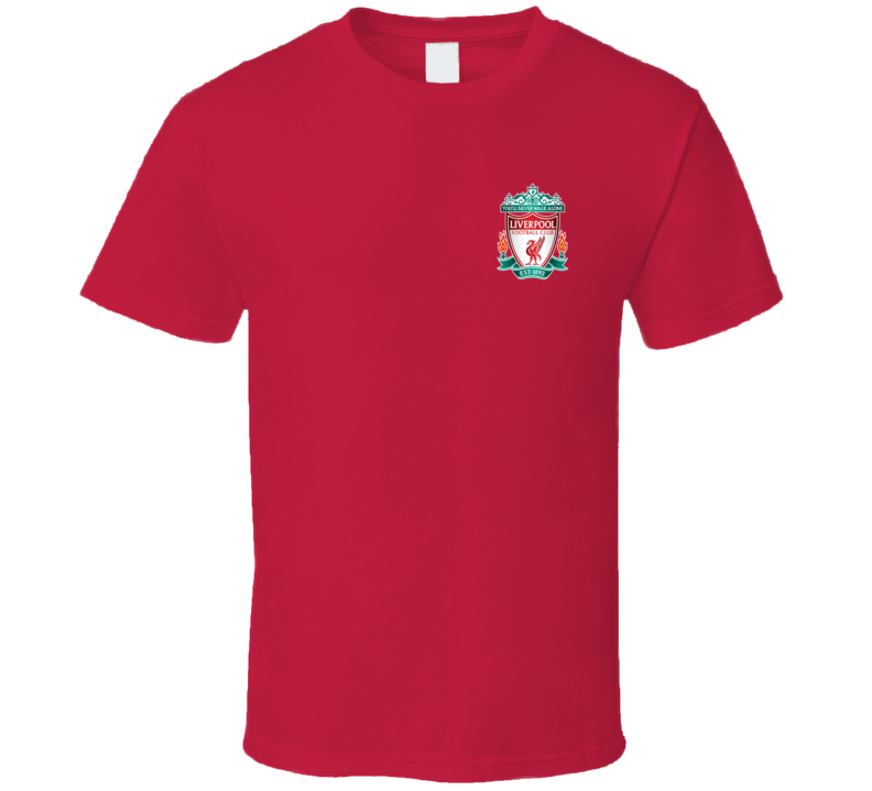 Liverpool Fc Premier League Champs 2020 Chest Emblem Fan T Shirt