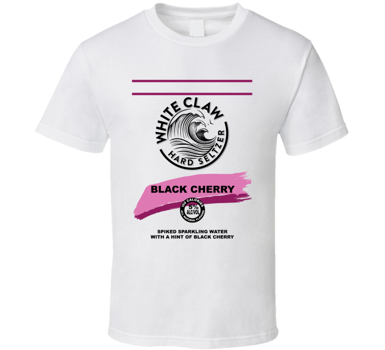 White Claw Black Cherry Hard Seltzer Halloween Group Costume T Shirt White Claw Black Cherry Hard Seltzer Halloween Group Costume T Shirt