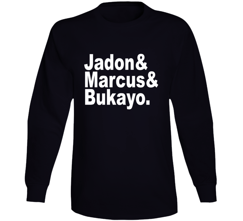 Jadon And Marcus And Bukayo England Euro Players Supporter Long Sleeve T Shirt