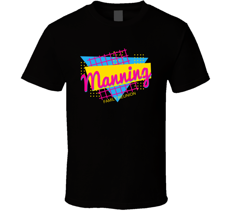 Manning Family Reunion Retro Look T Shirt