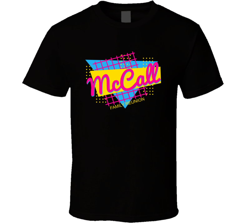 Mccall Family Reunion Retro Look T Shirt