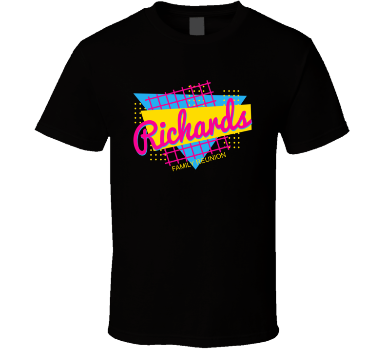 Richards Family Reunion Retro Look T Shirt