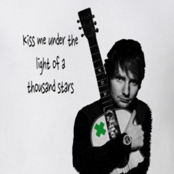 Ed Sheeran Kiss Me Under The Light Of A Thousand Stars T shirt 17787446