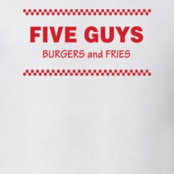 Five Guys Fast Food Restaurant T shirt 22305720