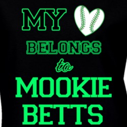 Mookie Betts My Heart Belongs To Mookie Betts Baseball Fan T shirt 22500309