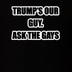 Ask The Gays Trumps Our Guy Funny Political T shirt 22659432