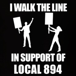 Local 894 I Walk The Line In Support Of Local 894 T shirt 24408959