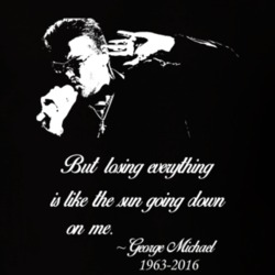 George Michael RIP The Sun Going Down On Me T shirt 26053971