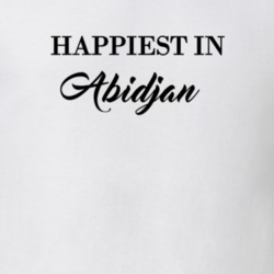 Abidjan Happiest In Abidjan T shirt 27529887