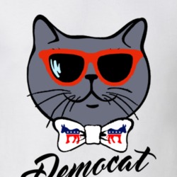Democrat Democat Patriotic Cat Lovers T shirt 30498383