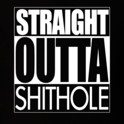 Straight Outta Shithole Trump Hater T shirt 33193836