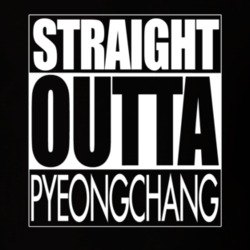 Straight Outta Pyeongchang Sports Lover T shirt 33433030