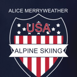Alice Merryweather Alpine Skiing Pyeongchang Usa Sports Fan T Shirt 33433743