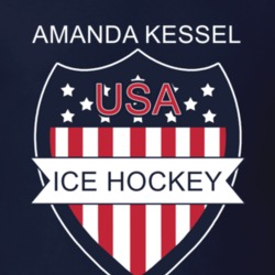 Amanda Kessel Ice Hockey Pyeongchang Usa Sports Fan T Shirt 33433744