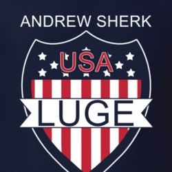 Andrew Sherk Luge Pyeongchang Usa Sports Fan T Shirt 33433750