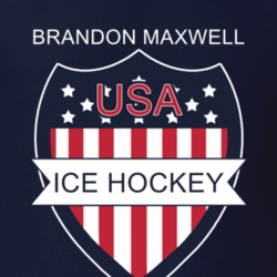 Brandon Maxwell Ice Hockey Pyeongchang Usa Sports Fan T Shirt 33433773