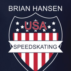 Brian Hansen Speedskating Pyeongchang Usa Sports Fan T Shirt 33433777