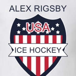 Alex Rigsby Ice Hockey Pyeongchang Usa Athletes Sports Fan T Shirt 33474201