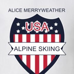 Alice Merryweather Alpine Skiing Pyeongchang Usa Athletes Sports Fan T Shirt 33474207