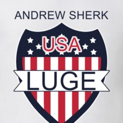 Andrew Sherk Luge Pyeongchang Usa Athletes Sports Fan T Shirt 33474212