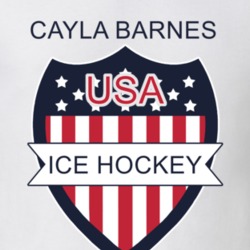 Cayla Barnes Ice Hockey Pyeongchang Usa Athletes Sports Fan T Shirt 33474253