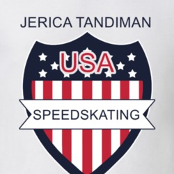 Jerica Tandiman Speedskating Pyeongchang Usa Athletes Sports Fan T Shirt 33474325