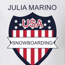 Julia Marino Snowboarding Pyeongchang Usa Athletes Sports Fan T Shirt 33474350
