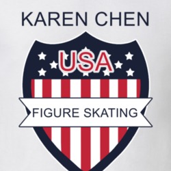 Karen Chen Figure Skating Pyeongchang Usa Athletes Sports Fan T Shirt 33474359