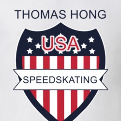 Thomas Hong Speedskating Pyeongchang Usa Athletes Sports Fan T Shirt 33474490