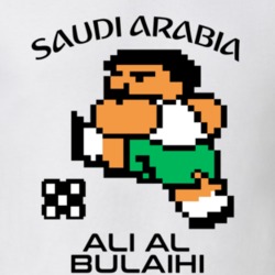 Ali Al Bulaihi Tecmo Soccer Saudi Arabia World Cup Favorite Player T Shirt 34230034