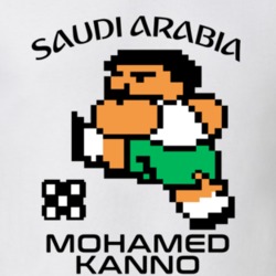Mohamed Kanno Tecmo Soccer Saudi Arabia World Cup Favorite Player T Shirt 34230049
