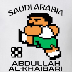 Abdullah Al-khaibari Tecmo Soccer Saudi Arabia World Cup Favorite Player T Shirt 34230051