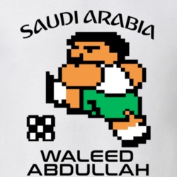 Waleed Abdullah Tecmo Soccer Saudi Arabia World Cup Favorite Player T Shirt 34230058