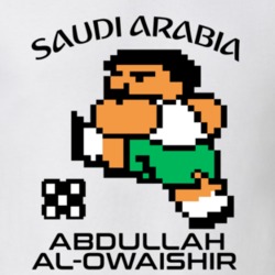 Abdullah Al-owaishir Tecmo Soccer Saudi Arabia World Cup Favorite Player T Shirt 34230065