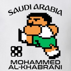 Mohammed Al-khabrani Tecmo Soccer Saudi Arabia World Cup Favorite Player T Shirt 34230074