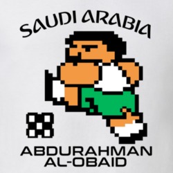 Abdurahman Al-obaid Tecmo Soccer Saudi Arabia World Cup Favorite Player T Shirt 34230075