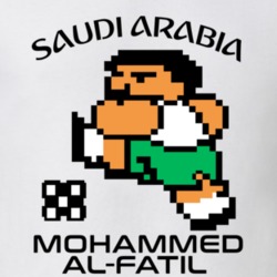 Mohammed Al-fatil Tecmo Soccer Saudi Arabia World Cup Favorite Player T Shirt 34230090