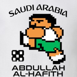 Abdullah Al-hafith Tecmo Soccer Saudi Arabia World Cup Favorite Player T Shirt 34230093
