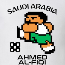 Ahmed Al-fiqi Tecmo Soccer Saudi Arabia World Cup Favorite Player T Shirt 34230106