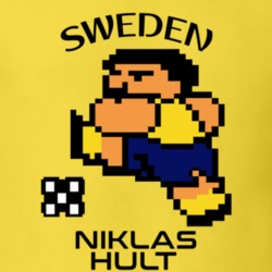 Niklas Hult Tecmo Soccer Sweden World Cup Favorite Player T Shirt 34257181