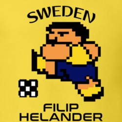 Filip Helander Tecmo Soccer Sweden World Cup Favorite Player T Shirt 34257183