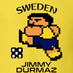 Jimmy Durmaz Tecmo Soccer Sweden World Cup Favorite Player T Shirt 34257200