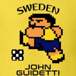John Guidetti Tecmo Soccer Sweden World Cup Favorite Player T Shirt 34257203