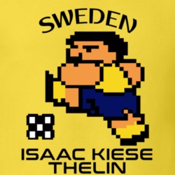 Isaac Kiese Thelin Tecmo Soccer Sweden World Cup Favorite Player T Shirt 34257207